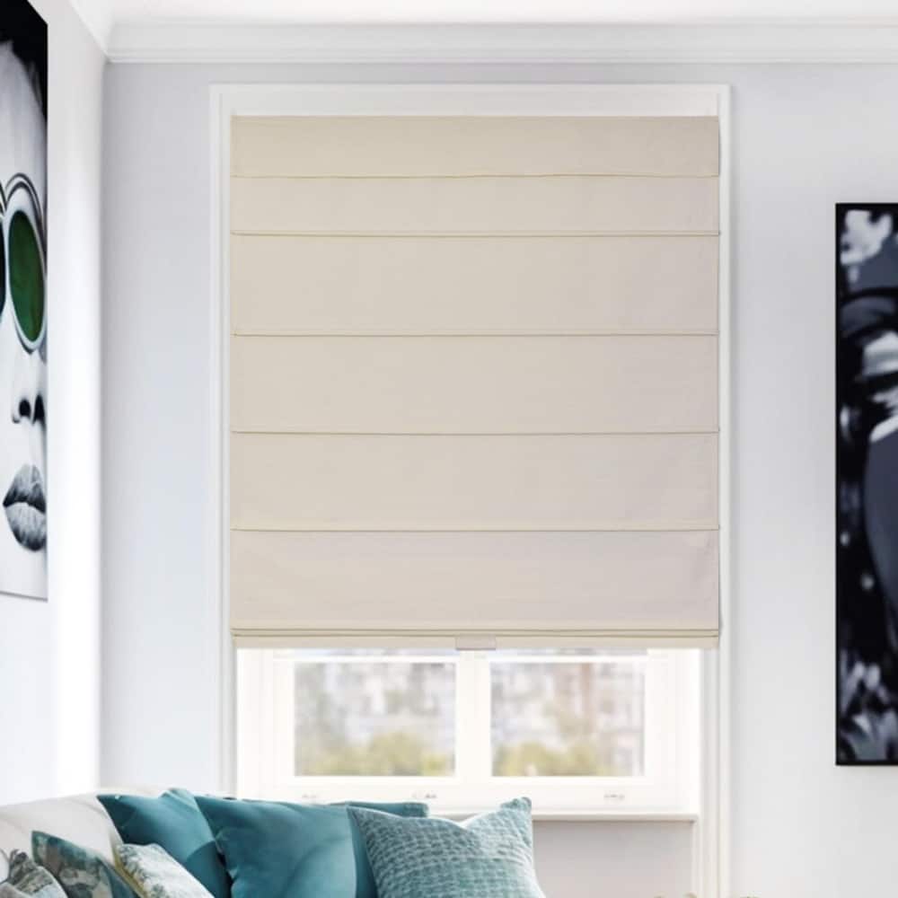 CHICOLOGY Cordless Roman Shades, Privacy Window Blinds for Home