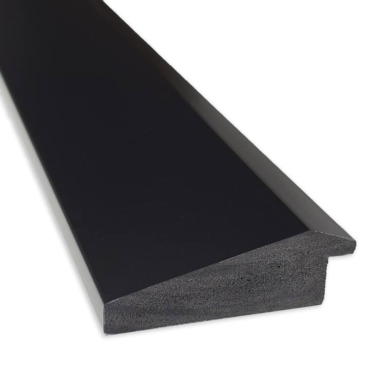 Sloped Non-Beveled Framed Full-Length Floor Leaner Mirror