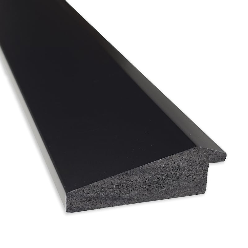 Sloped Non-Beveled Framed Wall Mirror