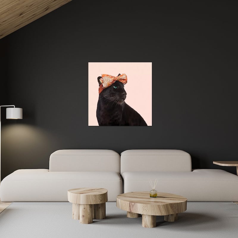 Fashion Panther Print On Acrylic Glass by Paul Fuentes