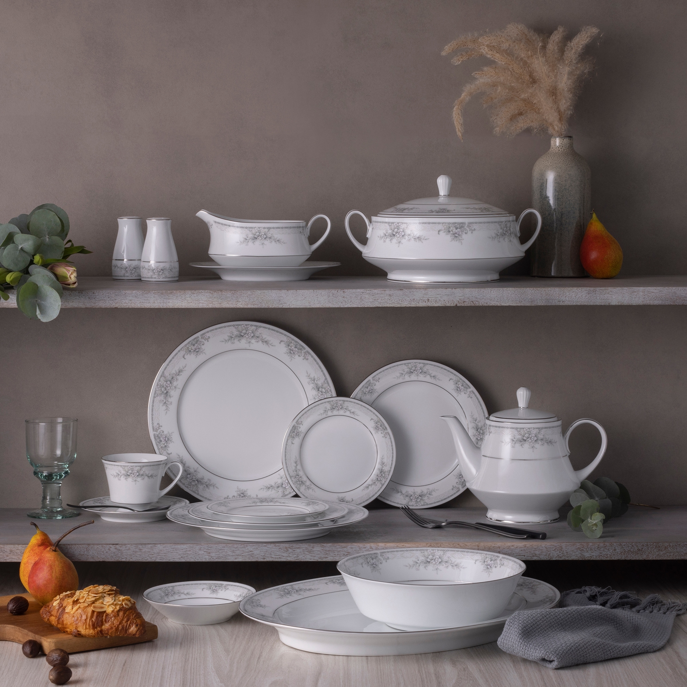 Noritake Sweet Leilani Set Of 4 Teacups, 8 oz. - Overstock - 40117912