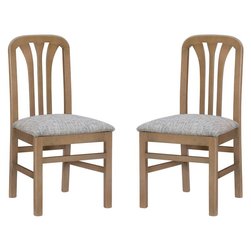 Linon Pendale Solid Wood Farmhouse Dining Side Chair (Set of 2)