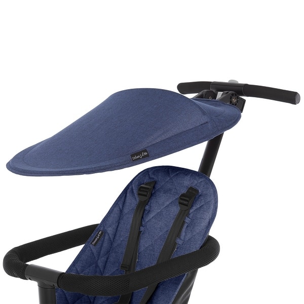 slide 2 of 4, Dream On Me Coast Rider Stroller Canopy Navy
