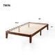 preview thumbnail 35 of 93, 12" Classic Solid Wood Platform Bed Frame
