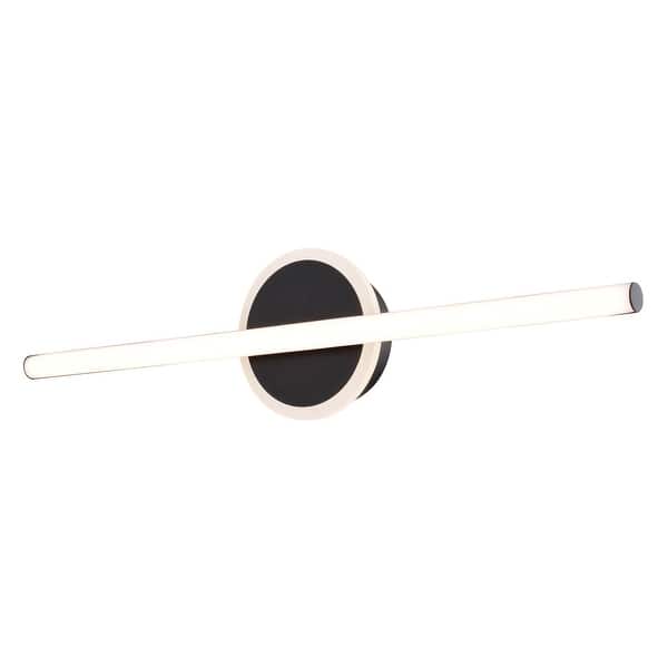 slide 2 of 6, Vaxcel Lighting W0491 Whittier 24" Wide LED Bath Bar Matte Black