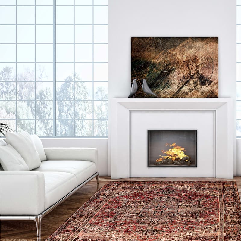 ECARPETGALLERY Hand-knotted Sarabi Red Wool Rug - 8'1 x 11'0