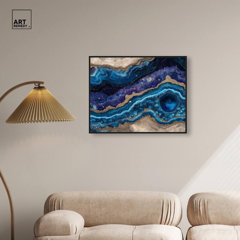 Galactic Geode I Canvas by Art Remedy