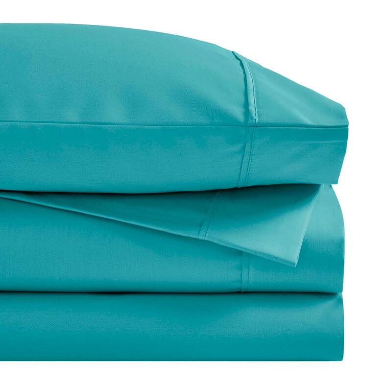 Superior Cotton Blend Solid 1500 Thread Count Deep Pocket Bed Sheet Set