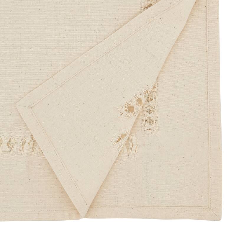 Table Runner with Hemstitched Border