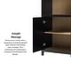 preview thumbnail 26 of 40, Middlebrook Designs 3 Shelf Open Arched Bookcase Cabinet