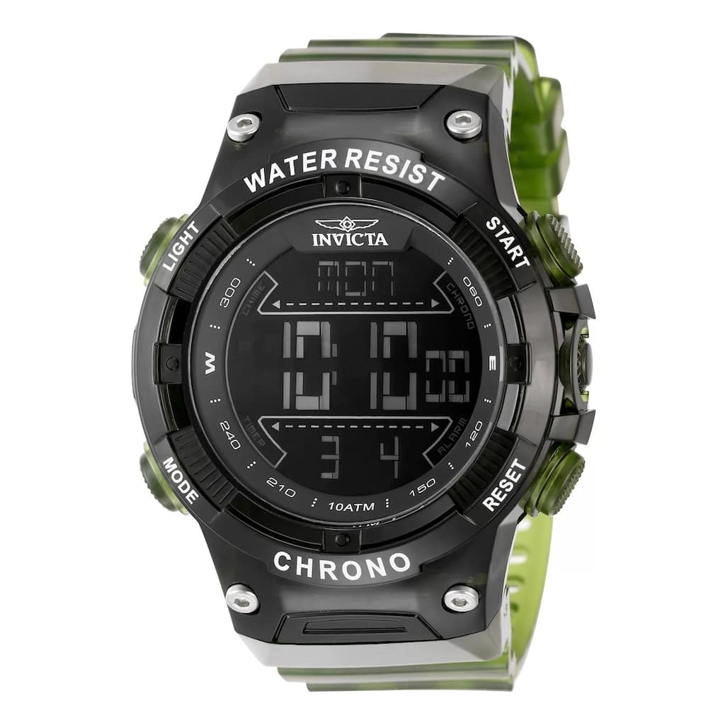 Invicta Men's 49049 Invicta Racing Digital GMT/Alarm Black Dial Watch