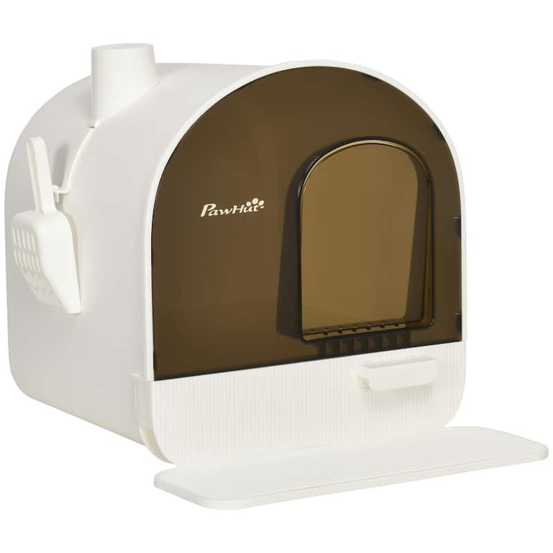 PawHut Cat Litter Box with Lid