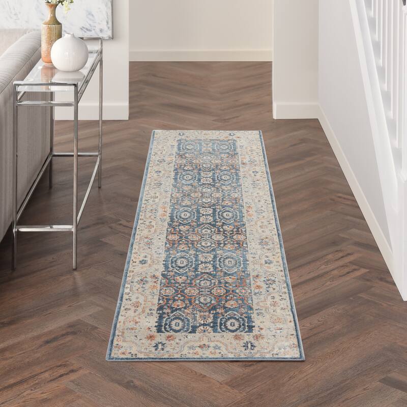 Malta Vintage Bordered Area Rug