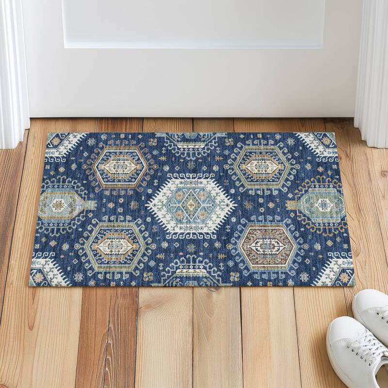 Machine Washable Indoor/ Outdoor Global Akron Chantille Rug