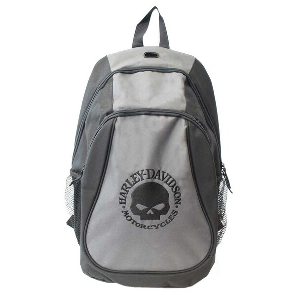 black skull backpack