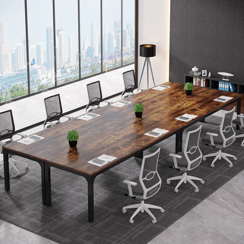 6.5FT Conference Meeting Seminar Business Table Set for 16-20 Person (Set of 6)