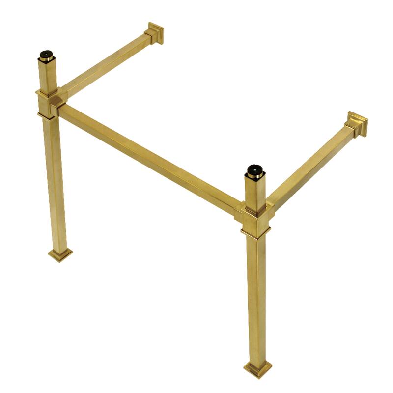 Kingston Brass Fauceture Stainless Steel Console Sink Legs - Brushed Brass