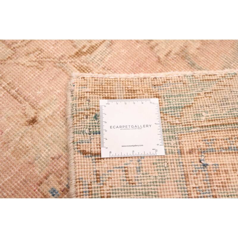 ECARPETGALLERY Hand-knotted Antalya Vintage Blush Wool Rug - 8'6 x 10'10