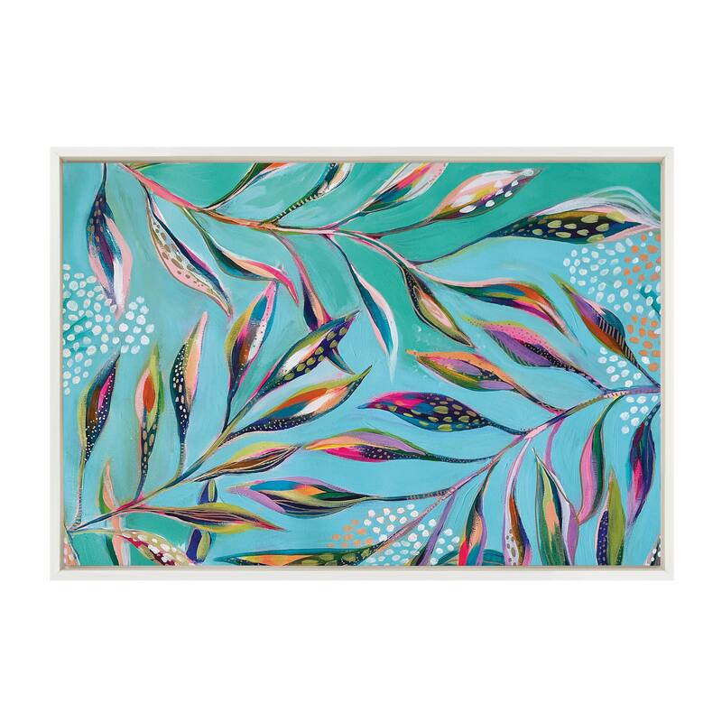 Kate and Laurel Sylvie A Tranquil Moment Framed Canvas by Jessi Raulet of Ettavee