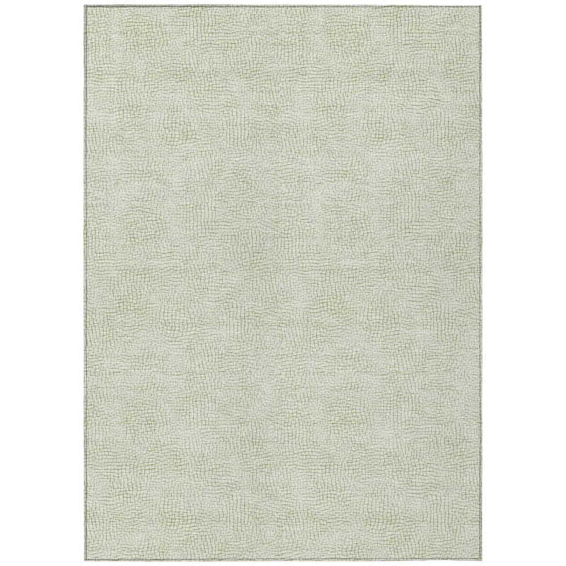 Machine Washable Indoor/ Outdoor Solid Causal Chantille Rug