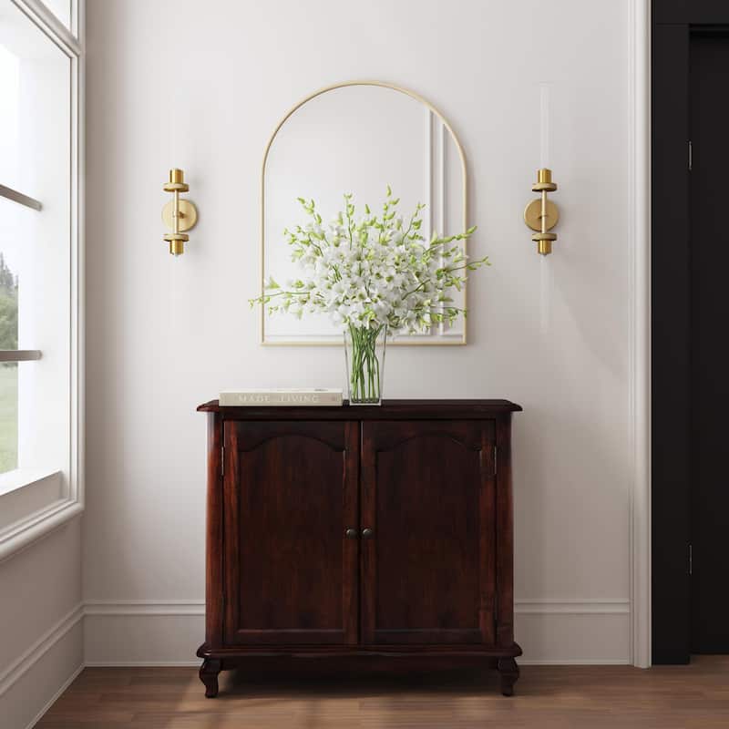 Leyden European Accent Cabinet - Cherry