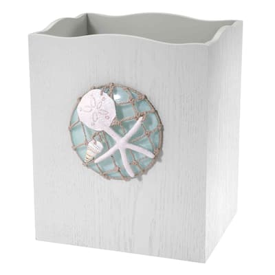 Avanti Linens Seaglass Wastebasket
