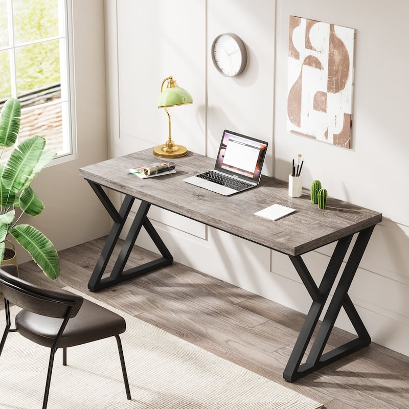 55" Heavy Duty Computer Desk, Office Desk