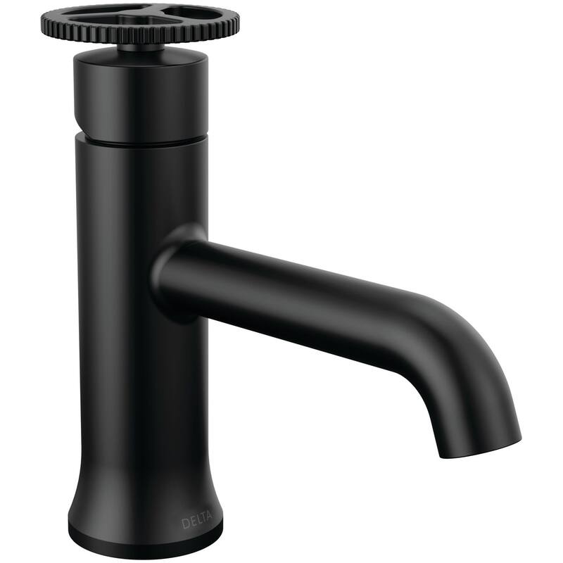 Delta 558-LPU-DST Trinsic 1.2 GPM Single Hole Bathroom Faucet Less - Matte Black