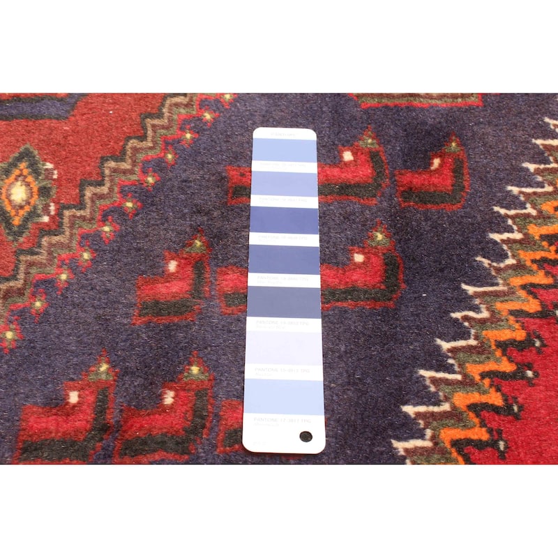 ECARPETGALLERY Hand-knotted Andelz Blue Wool Rug - 4'3 x 6'10