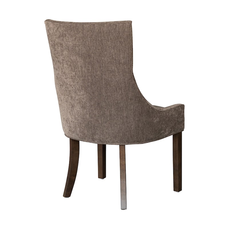 Madison Park Signature Ultra Upholstered Dining Side Chairs With Wood Legs (Set of 2) - N/A