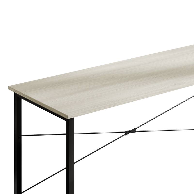 CraftPorch Modern 55-Inch Metal Computer Desk