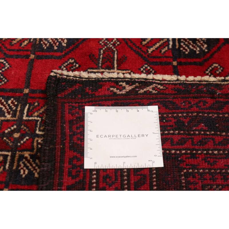Teimani Red Rug 3'9" x 6'3" - 3'9 x 6'3