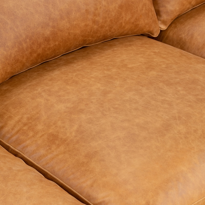 Poly & Bark Sorrento Sofa - Full Grain Genuine Italian Leather