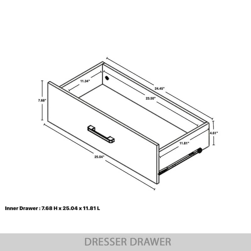 CraftPorch Classic Style 6-Drawers Wooden Dresser
