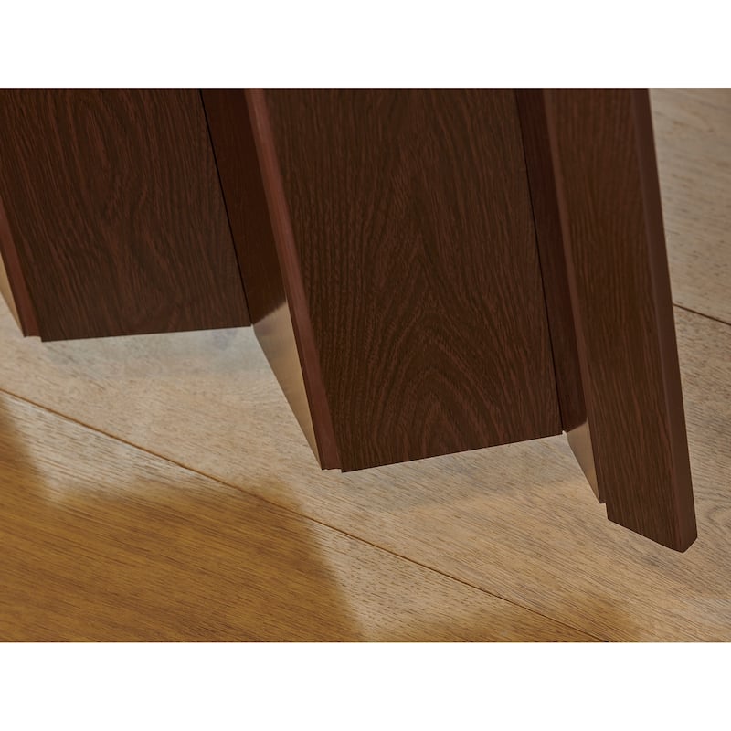 Towne Collection Riverside Roasted Coffee PVC 36-inch Folding Door