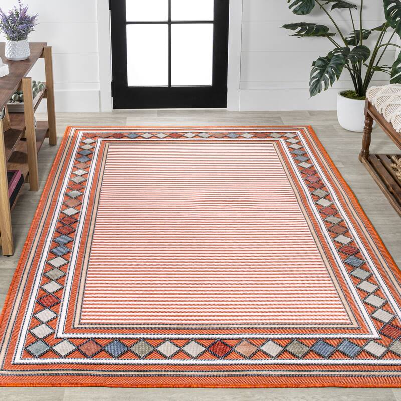 JONATHAN Y Star Abstract Swirl Area Rug