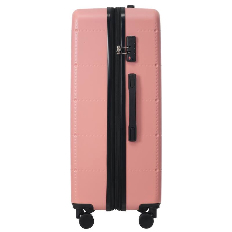 Hardside Luggage Set 5 Piece with Bags, 20IN Half-opening Carry on Luggage with USB Port, 24IN 28IN Luggage with Double Wheels