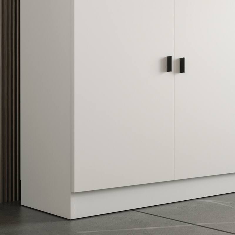 Timechee Combined Bookcase Display Cabinet Pantry Kitchen Cabinet