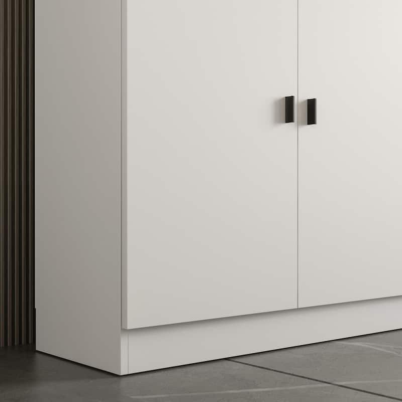 Timechee Combined Bookcase Kitchen Cabinet Display Cabinet Pantry