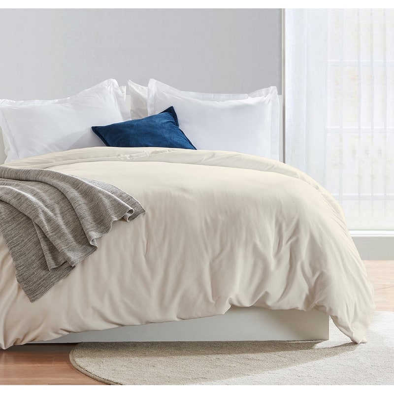 GOTS & OEKO-TEX Certified Organic Cotton Duvet Cover 300TC Sateen Weave