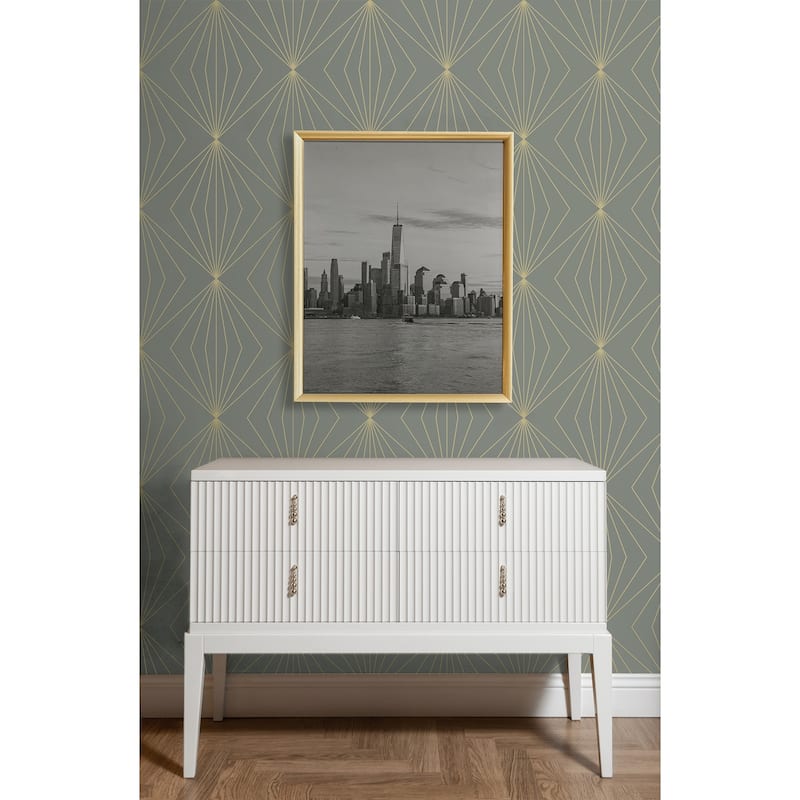 NextWall Gem Geometric Peel and Stick Wallpaper