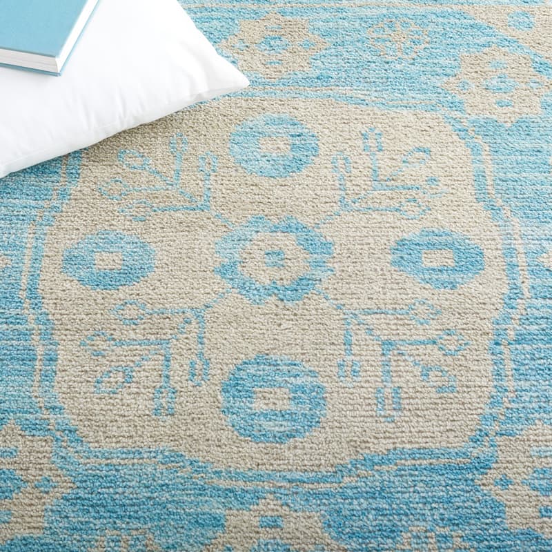 SAFAVIEH Hand-knotted Kenya Ma'Anit Southwestern Tribal Wool Rug