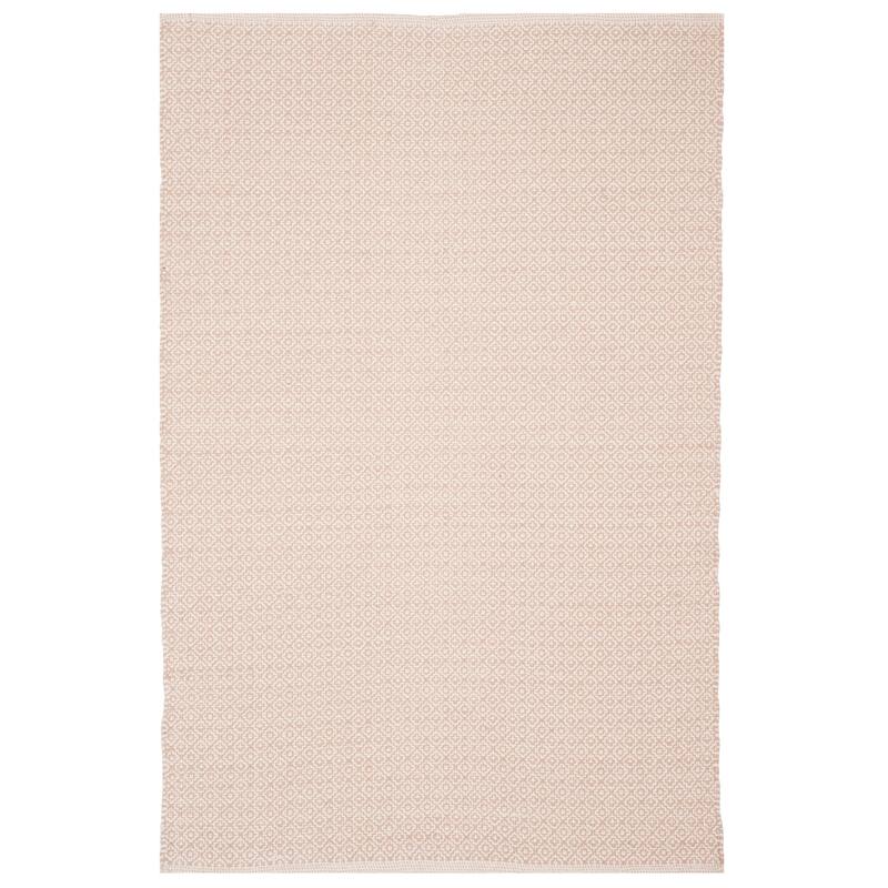 SAFAVIEH Montauk Glyn Handmade Cotton Area Rug - 4' x 6' - Ivory/Beige