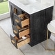 preview thumbnail 64 of 196, Altair Gazsi Bathroom Vanity with Composite Stone Countertop without Mirror
