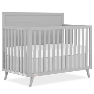Fisher Price by Dream On Me Sanibel 5-in-1 Convertible Crib in Pebble Grey - Pebble Gray