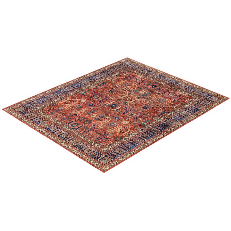 Serapi One-of-a-Kind Hand-Knotted Area Rug - Red - 8' 0" x 9' 10"