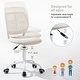 preview thumbnail 105 of 120, Homy Casa Armless Office Task Chair