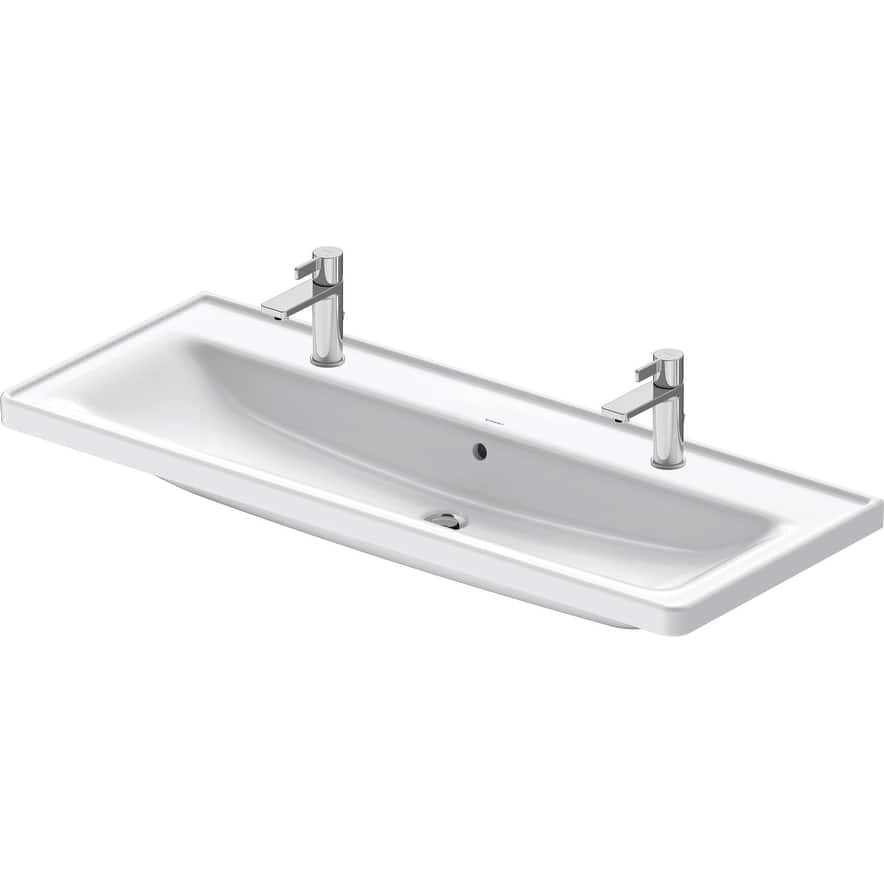 Duravit 23671224-2HOLE D-Neo 47-1/2" Rectangular Ceramic Wall Mounted