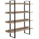 preview thumbnail 5 of 5, SAFAVIEH Joanna Light Brown/ Black Etagere - 47.3' x 12.6' x 55'