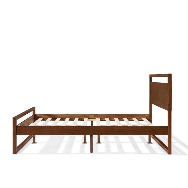 Christopher Knight Home-Zinnia Walnut Wood Queen Bed - On Sale